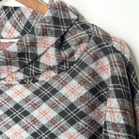 Bryn Walker Keena Cowl Neck Plaid Midweight Top - Women’s US M - Picture 5 of 12